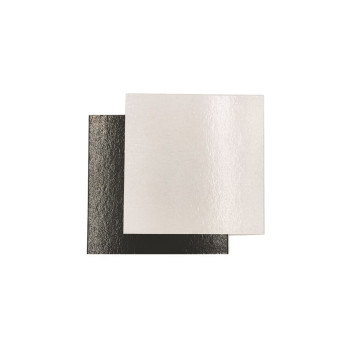Plaque Carton Noir/Blanc dim. 160x160 mm